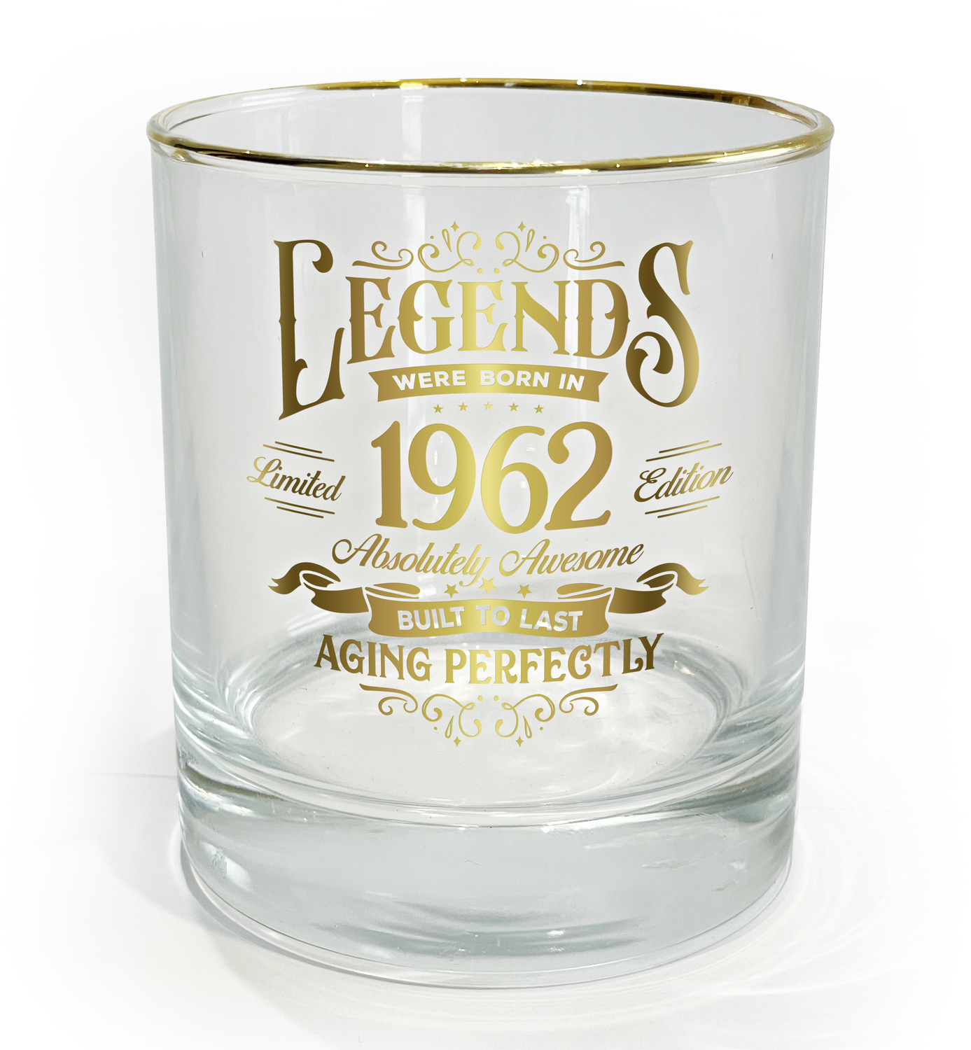 1962 by Legends of this World - 1962 - 8 oz Rocks Glass