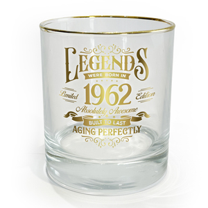 1962 by Legends of this World - 8 oz Rocks Glass