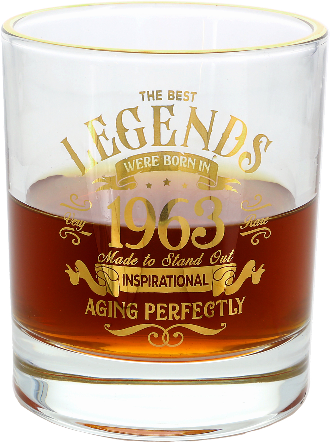 1963 by Legends of this World - 1963 - 8 oz Rocks Glass