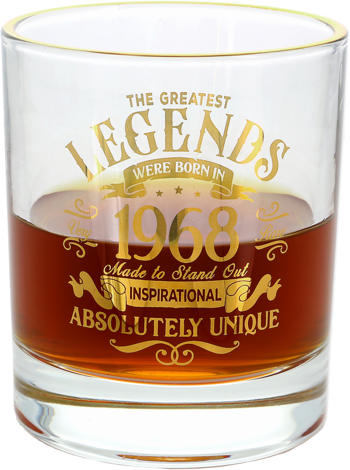 1968 by Legends of this World - 1968 - 8 oz Rocks Glass