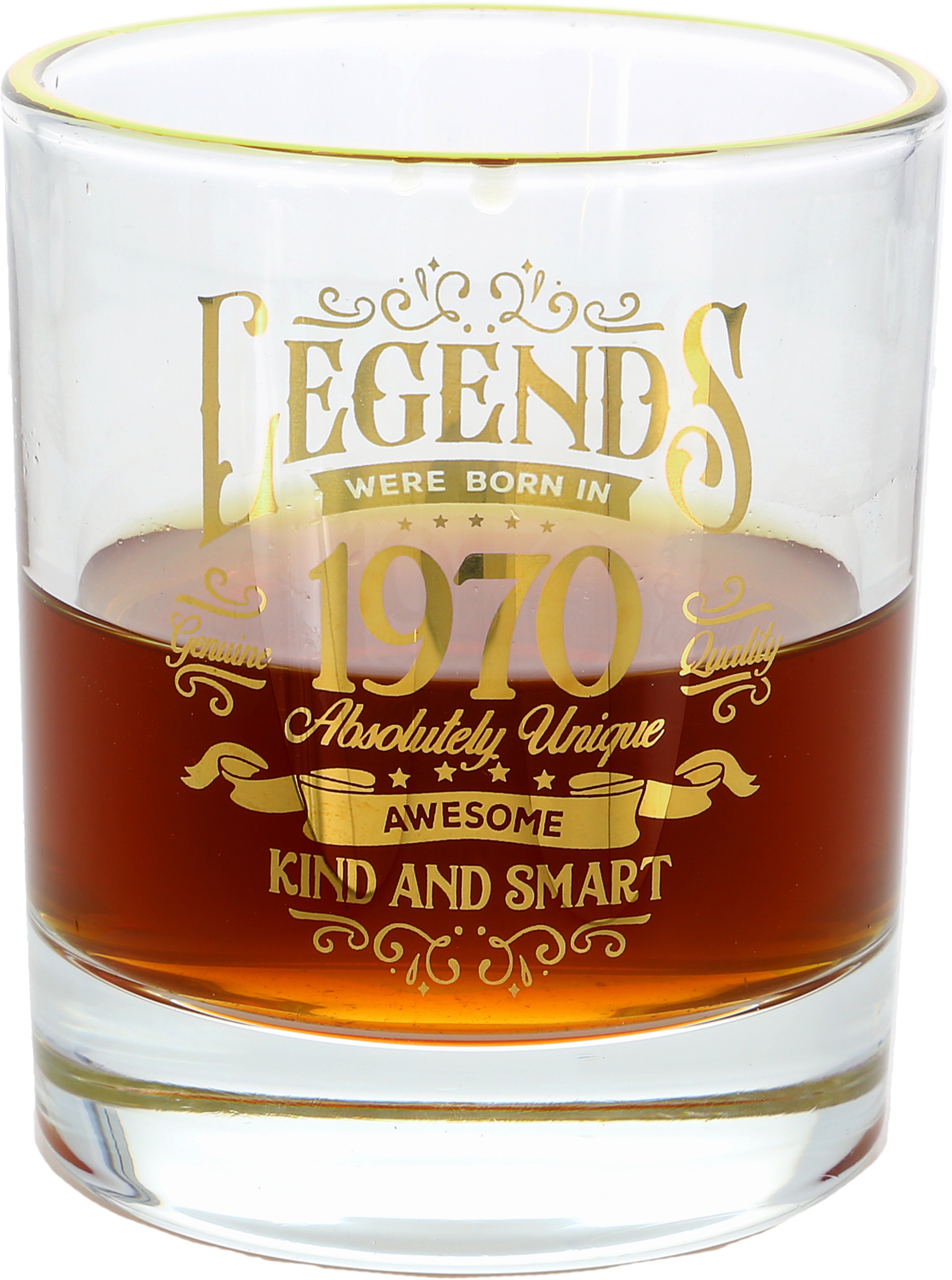 1970 by Legends of this World - 1970 - 8 oz Rocks Glass