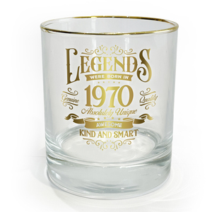 1970 by Legends of this World - 8 oz Rocks Glass