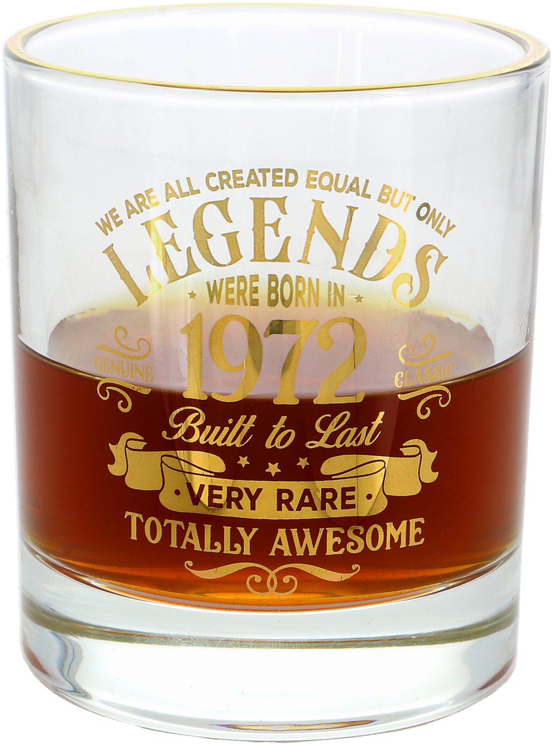 1972 by Legends of this World - 1972 - 8 oz Rocks Glass