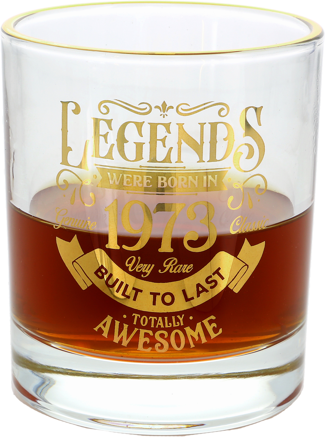 1973 by Legends of this World - 1973 - 8 oz Rocks Glass