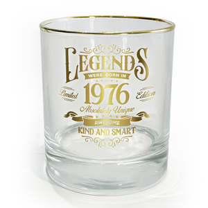 1976 by Legends of this World - 8 oz Rocks Glass