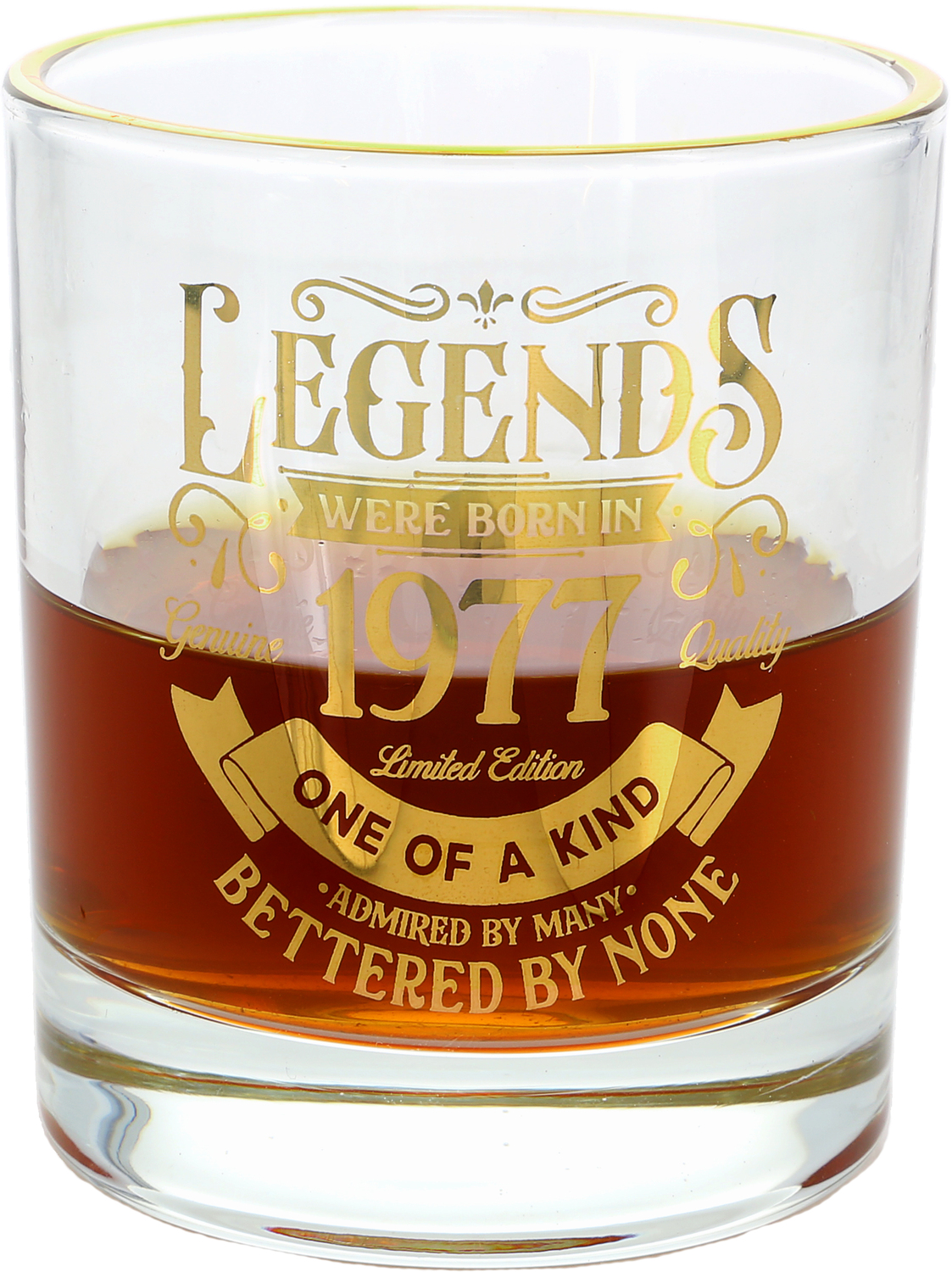 1977 by Legends of this World - 1977 - 8 oz Rocks Glass