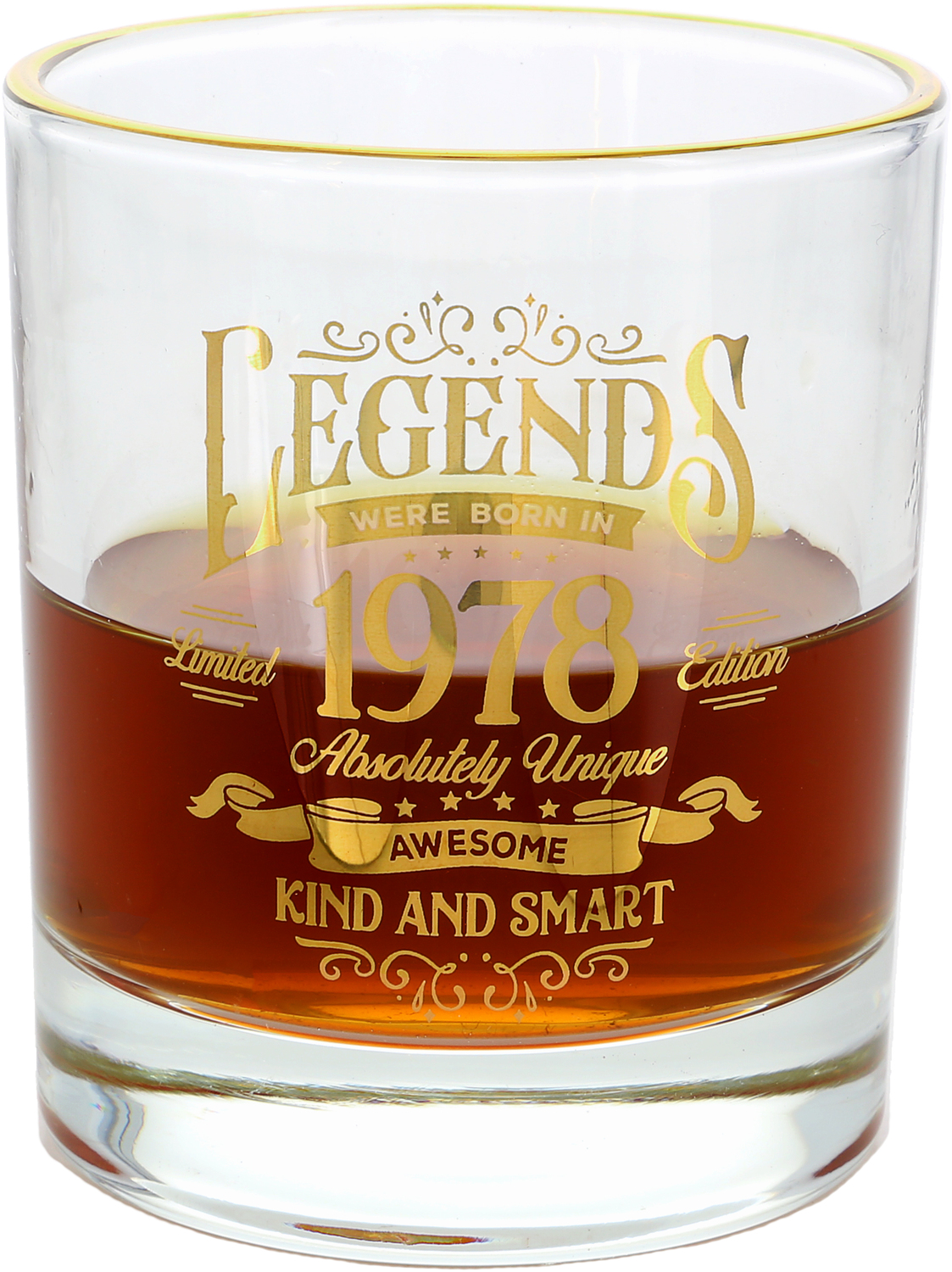 1978 by Legends of this World - 1978 - 8 oz Rocks Glass