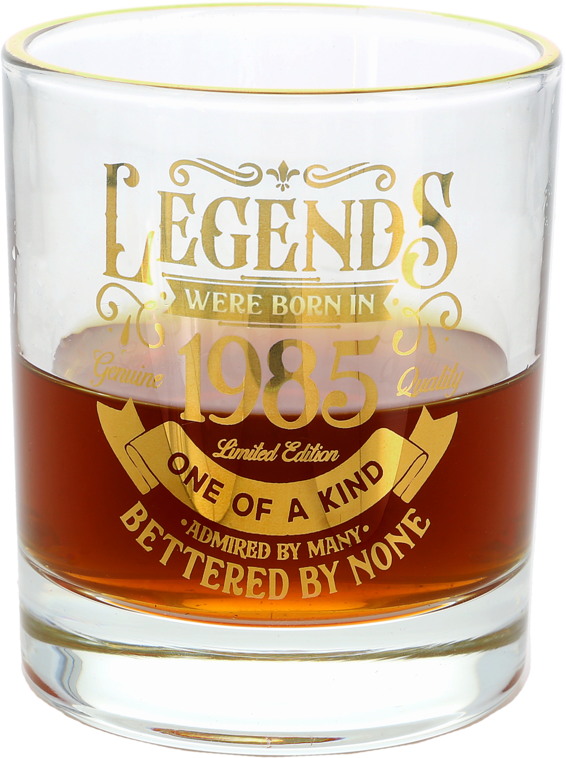 1985 by Legends of this World - 1985 - 8 oz Rocks Glass