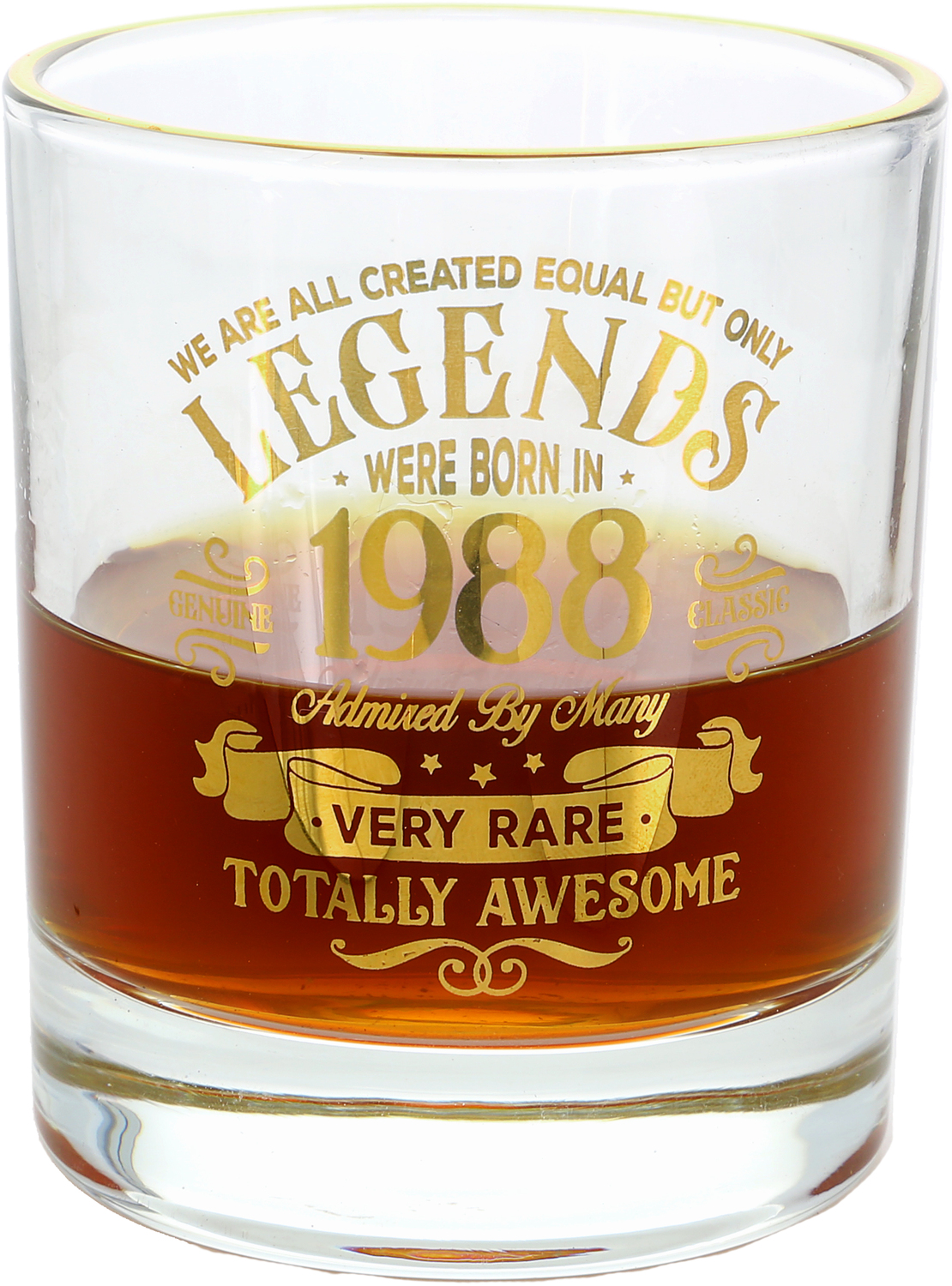 1988 by Legends of this World - 1988 - 8 oz Rocks Glass