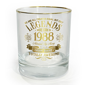 1988 by Legends of this World - 8 oz Rocks Glass