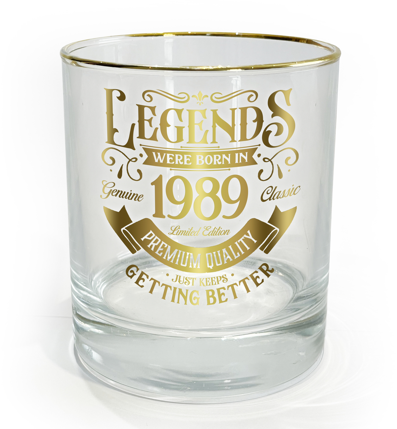 1989 by Legends of this World - 1989 - 8 oz Rocks Glass