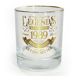 1989 by Legends of this World - 8 oz Rocks Glass