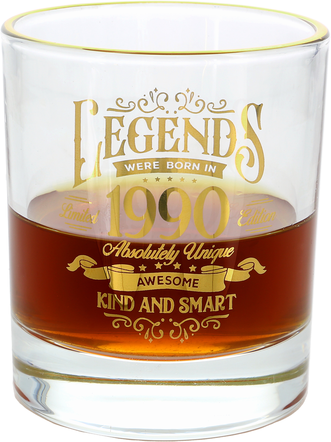 1990 by Legends of this World - 1990 - 8 oz Rocks Glass