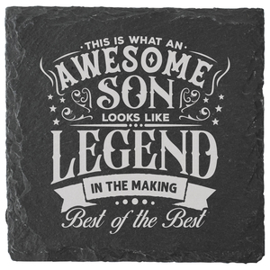Son by Legends of this World - 4" Slate Coaster