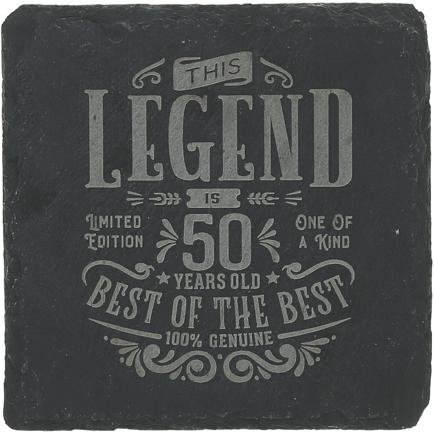 50 Years by Legends of this World - 50 Years - 4" Slate Coaster