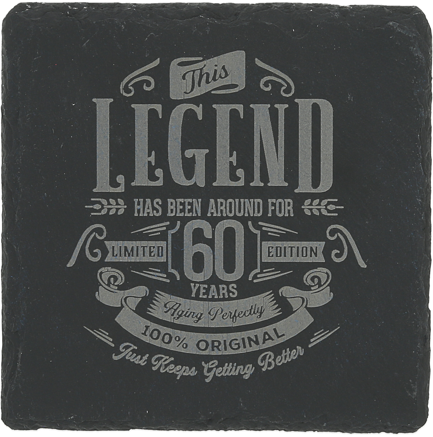 60 Years by Legends of this World - 60 Years - 4" Slate Coaster