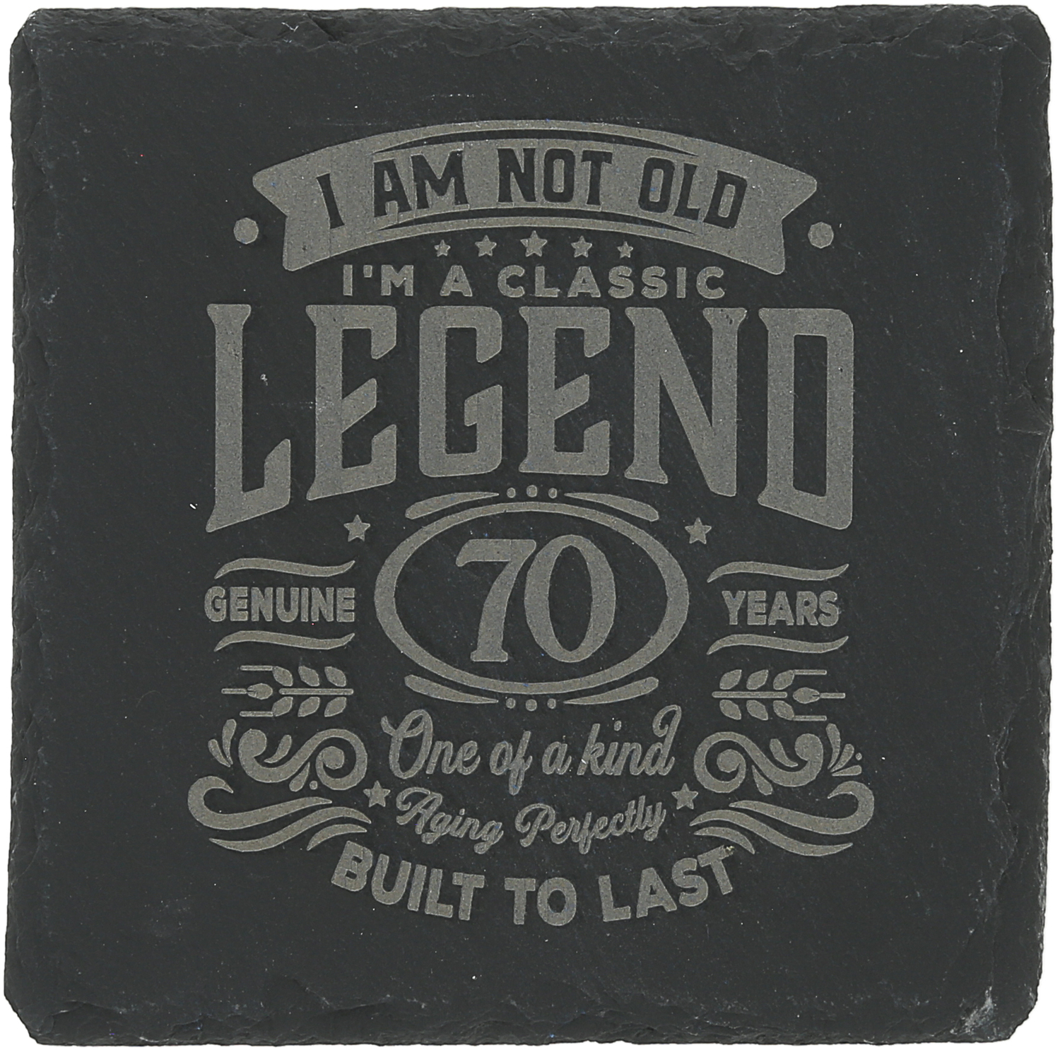 70 Years by Legends of this World - 70 Years - 4" Slate Coaster