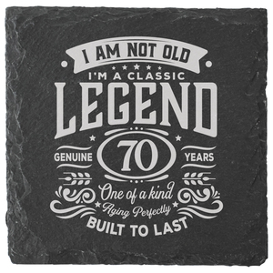 70 Years by Legends of this World - 4" Slate Coaster