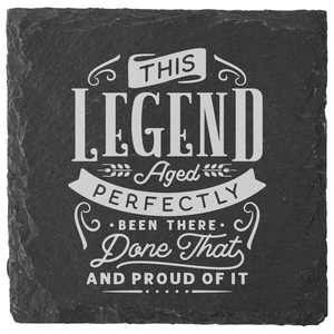 Perfect by Legends of this World - 4" Slate Coaster