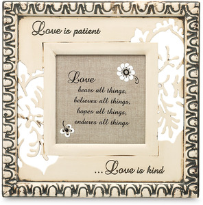 Love by Modeles - 6.5" x 6.5" Plaque/Frame