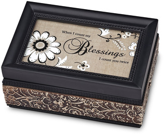 Blessings by Modeles - 4" x 6" Music Box