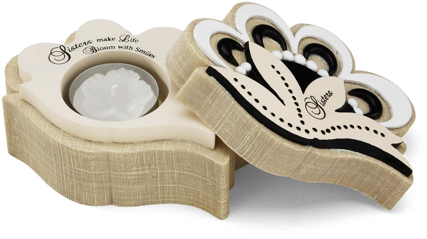 Sister by Modeles - Sister - 4.5" x 2" Candle Holder