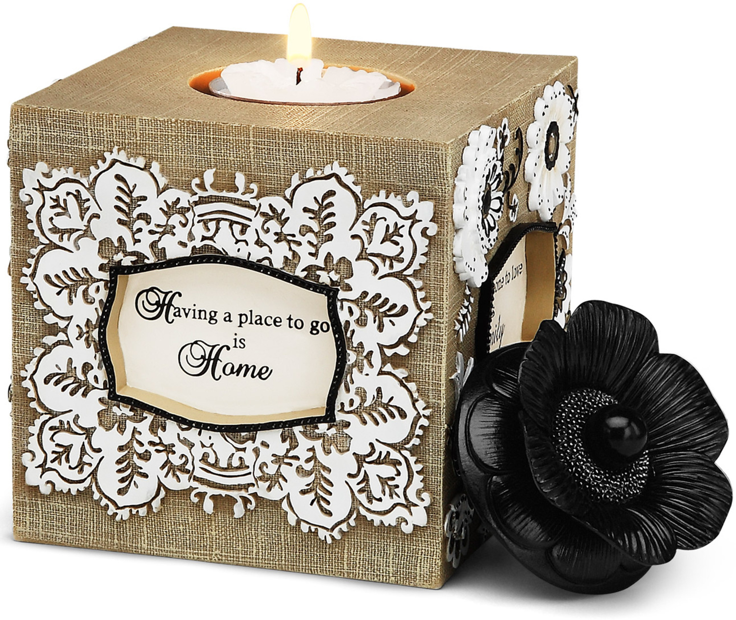 Blessing by Modeles - Blessing - 4.5" Square Candle Holder