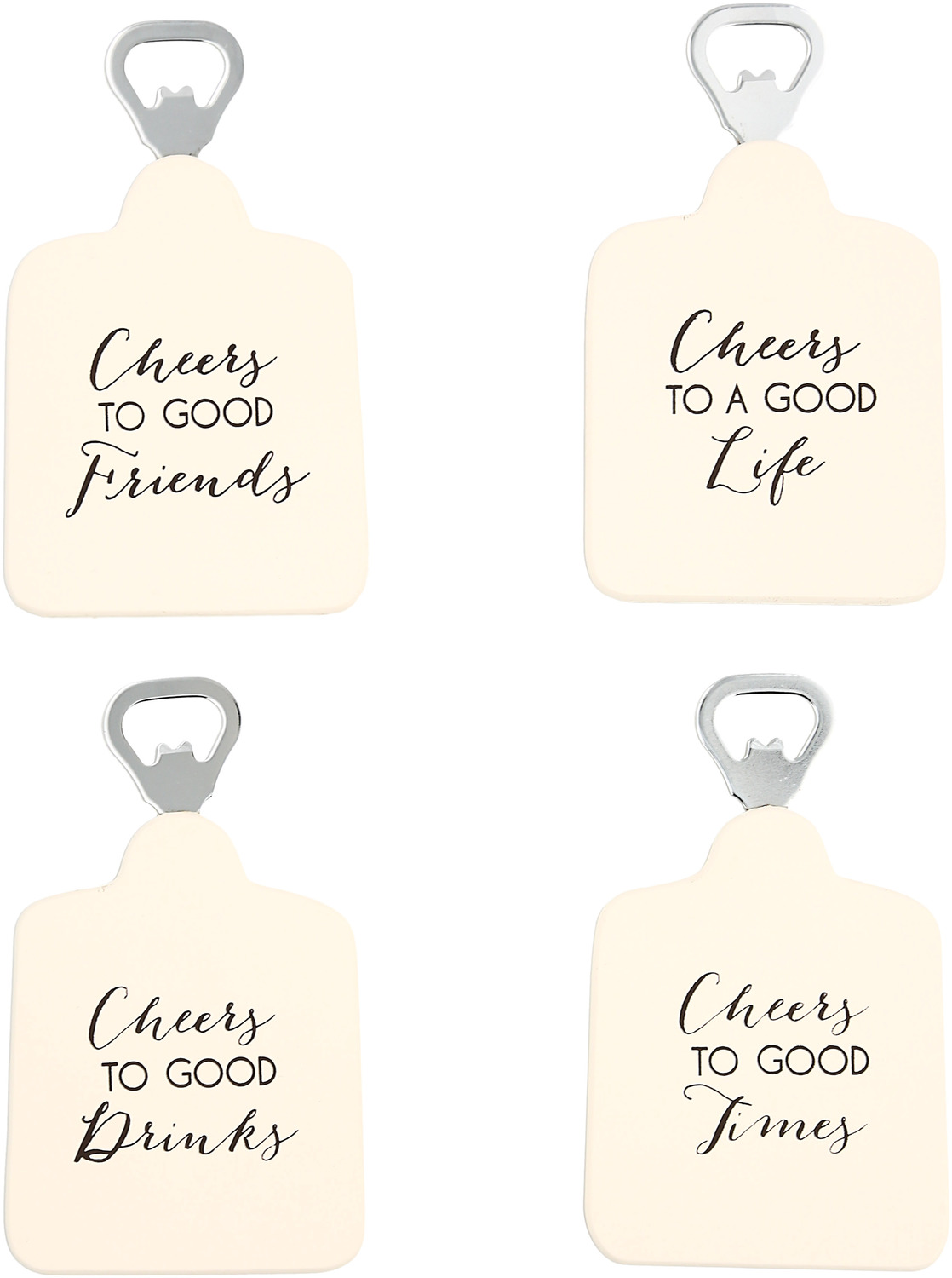 Cheers by Hostess with the Mostess - Cheers - Bottle Opener Coaster Set