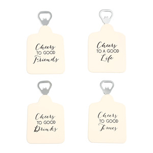 Cheers by Hostess with the Mostess - Bottle Opener Coaster Set