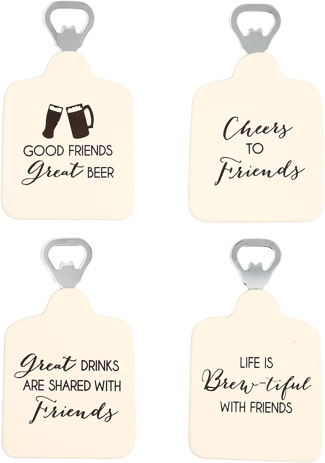 Friends by Hostess with the Mostess - Friends - Bottle Opener Coaster Set