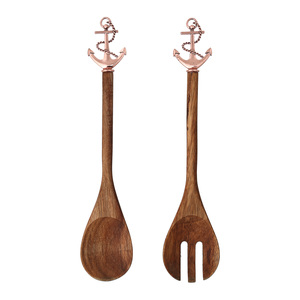 Anchor by Hostess with the Mostess - 13" Acacia 2 Piece Utensil Set