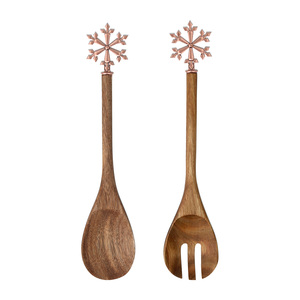 Snowflake by Hostess with the Mostess - 13" Acacia 2 Piece Utensil Set