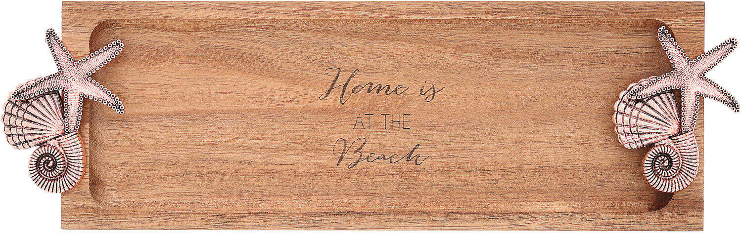 At the Beach by Hostess with the Mostess - At the Beach - 14.25" Acacia Serving Board