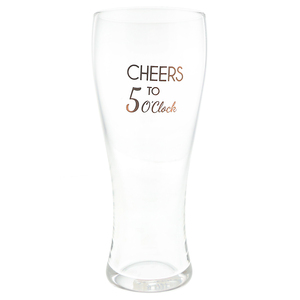 5 O'Clock by Hostess with the Mostess - 15 oz Pilsner Glass