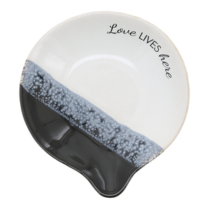 Love Lives Here by Hostess with the Mostess - 4" Spoon Rest