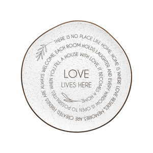 Love Lives Here by Hostess with the Mostess - 10.5" Ceramic Plate