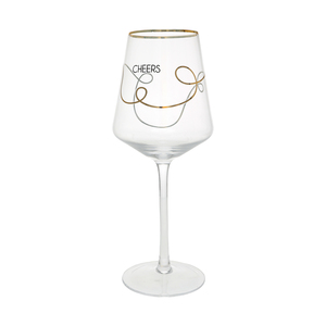 Cheers Swirls by Hostess with the Mostess - 17 oz Wine Glass