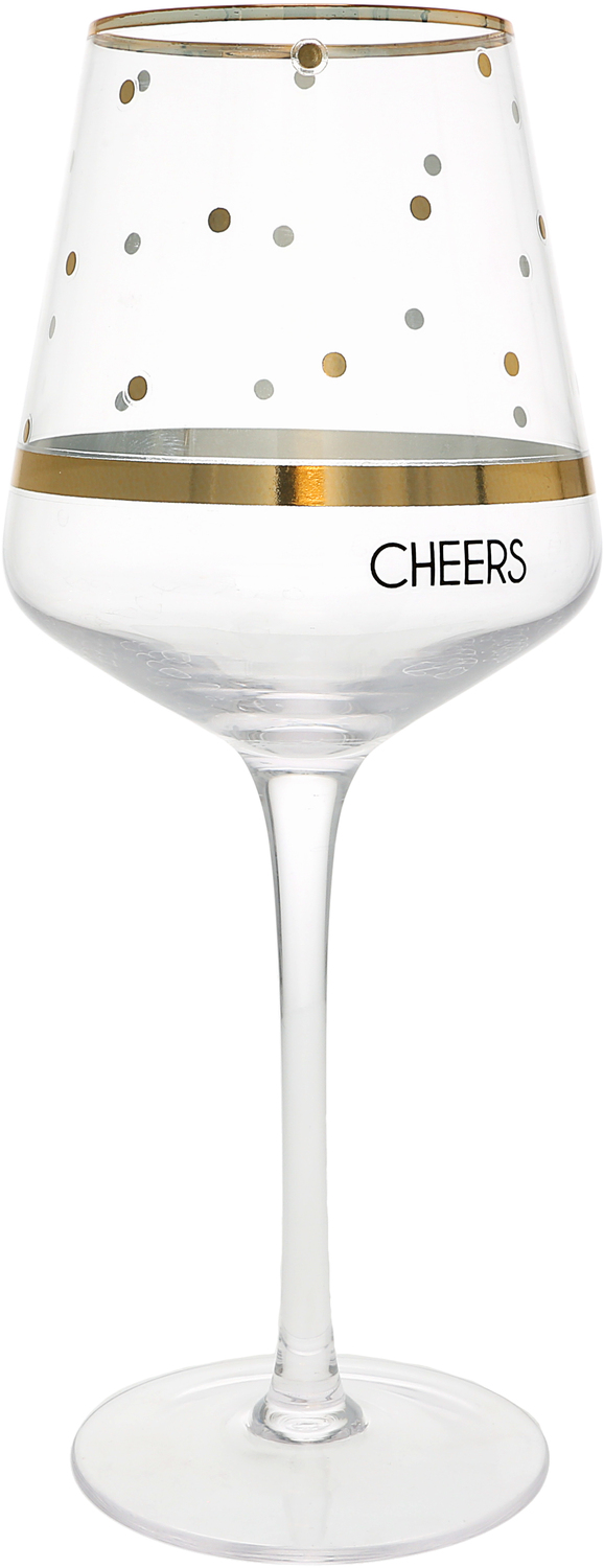Cheers Dots by Hostess with the Mostess - Cheers Dots - 17 oz Wine Glass