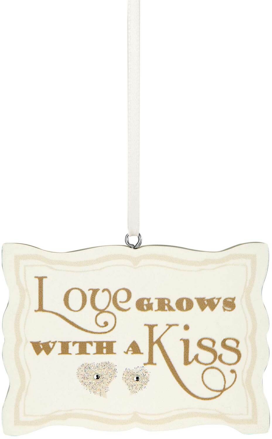 Love by Signs of Happiness - Love - 3" x 2" Hanging Plaque