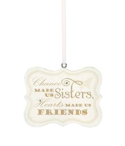 Sister by Signs of Happiness - 2.75"x2.25" Hanging Plaque