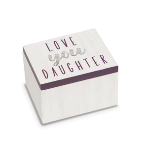 Daughter by Best Kept Trinkets - 2.25 x 1.2 x 1.5 MDF Trinket  Box
