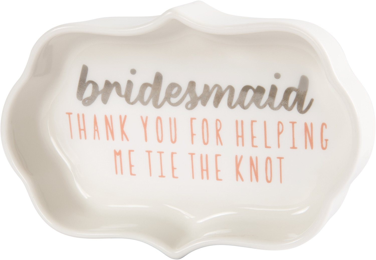 Bridesmaid by Best Kept Trinkets - Bridesmaid - 4" Trinket Dish