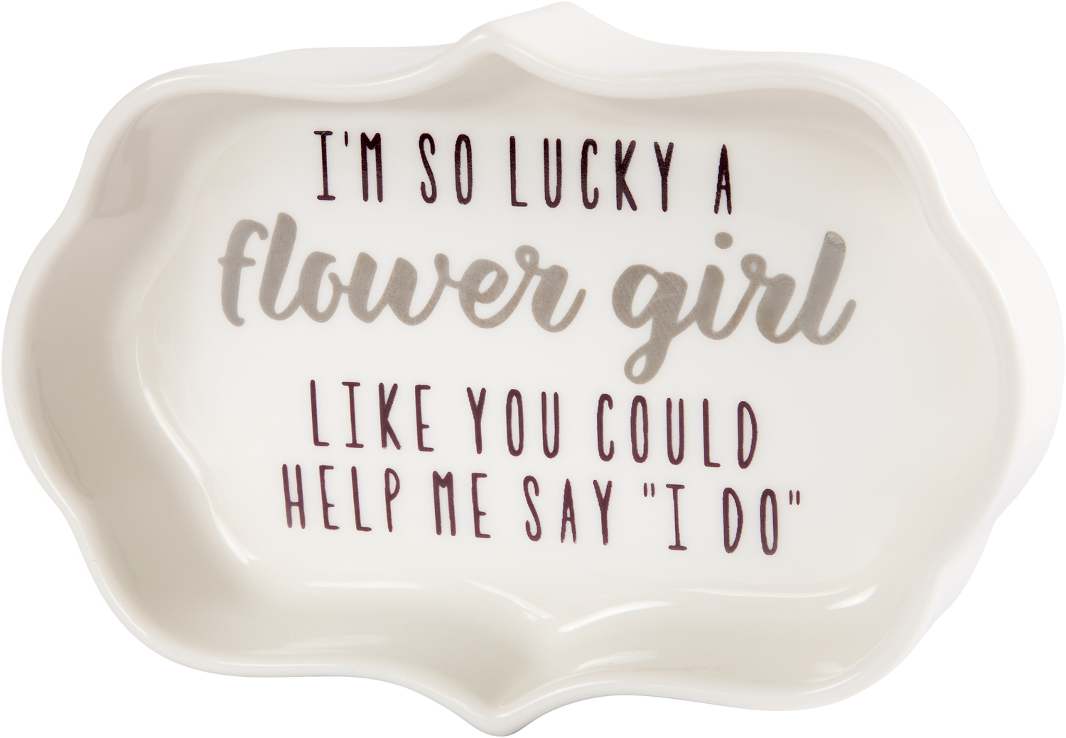Flower Girl by Best Kept Trinkets - Flower Girl - 4" Trinket Dish