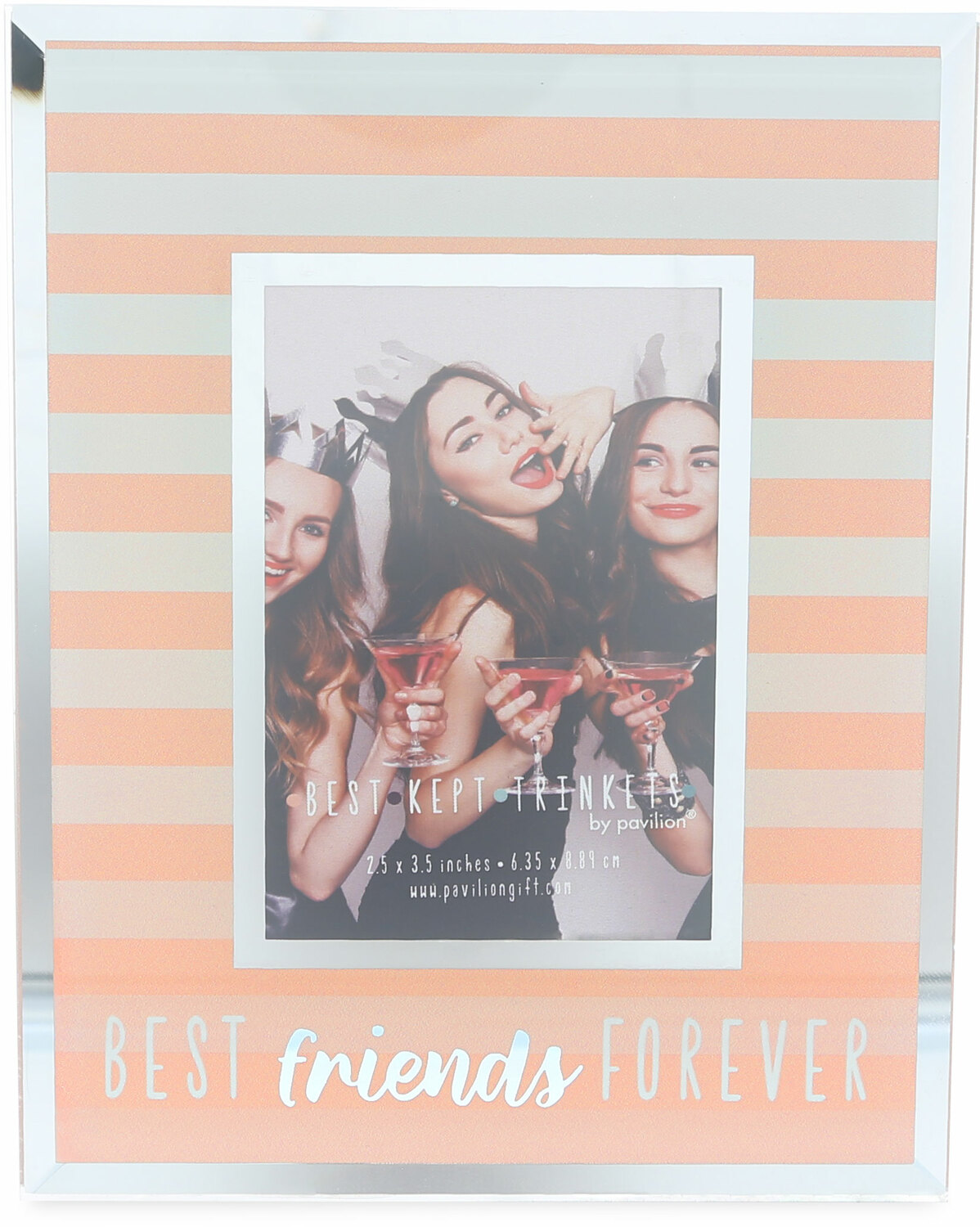Best Friends by Best Kept Trinkets - Best Friends - 4.75" X 6" Frame
(Holds a 2.5" X 3.5" Photo)
