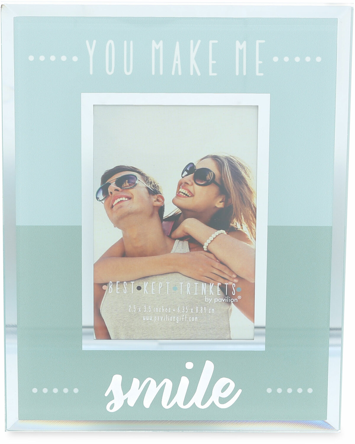 Smile by Best Kept Trinkets - Smile - 4.75" X 6" Frame
(Holds a 2.5" X 3.5" Photo)