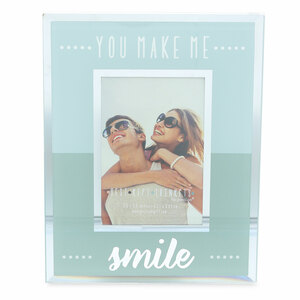 Smile by Best Kept Trinkets - 4.75" X 6" Frame
(Holds a 2.5" X 3.5" Photo)