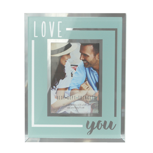 Love You by Best Kept Trinkets - 4.75" X 6" Frame
(Holds a 2.5" X 3.5" Photo)