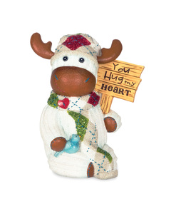 You Hug My Heart by The Sockings - 4" Moose with Sign