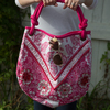 Vanessa Floral Cotton Bag by H2Z - Destination Bags and Scarves - Model