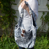 Serene Flower Cotton Bag by H2Z - Destination Bags and Scarves - Model